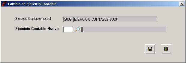 Cambio de Ejercicio Contable